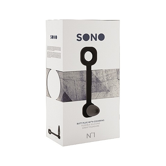 Plug Anal Con Anillo Sono N Plug Anal Con Anillo Para El Pene Gris Plug Anal Sono