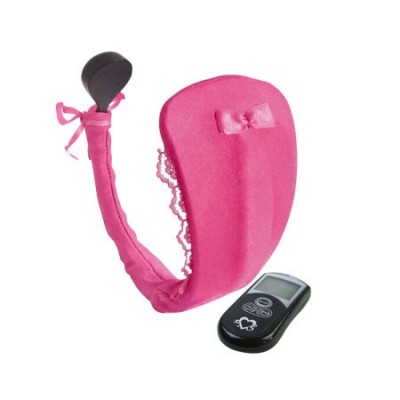 TANGA CON VIBRADOR CON CONTROL REMOTO Rosa