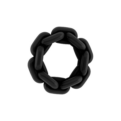 Anillo pene negro con cadena SONO N. 5