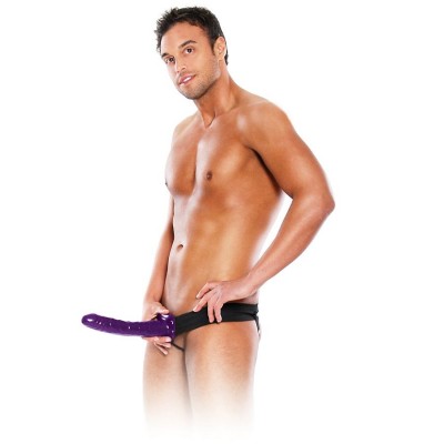 CONSOLADOR 22 cm con ARNES HUECO AJUSTABLE