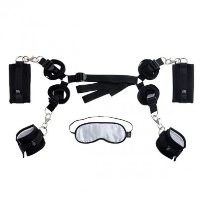 KIT ATADURAS BONDAGE CAMA - 50 Sombras Grey