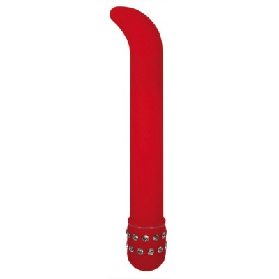 GSENSE VIBRADOR Rojo con Diamantes