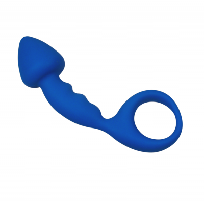 Budy masajeador anal silicona azul