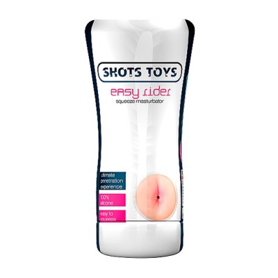 Masturbador masculino tubo forma ano SHOTS