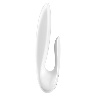 ESTIMULADOR DUAL RECARGABLE BLANCO OVO J2