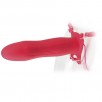 ARNES CON VIBRADOR GRANDE 23cm Rojo