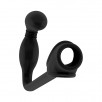 Plug anal con anillo para el pene negro SONO N. 2