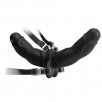 CONSOLADOR ARNES DOUBLE DELIGHT STRAP-ON Negro 11.5 cm