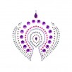 Joyería adhesiva violeta rosa FLAMBOYANT 