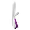 Vibrador conejito OVO K5 Blanco/Rosa intenso