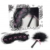 Kit caricias plumero y mascara SECRET PLAY Negro