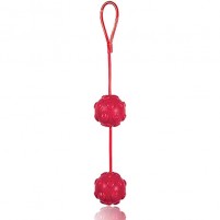 Bolas chinas con relieves corazones