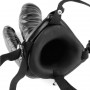 CONSOLADOR ARNES HUECO AJUSTABLE DOBLE 15 cm NEGRO