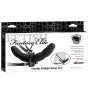 CONSOLADOR ARNES DOUBLE DELIGHT STRAP-ON Negro 11.5 cm