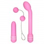 OFERTA kit de vibradores y bolas chinas rosa