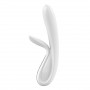 Vibrador conejito OVO K5 Blanco/Cromado