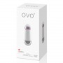 Bala vibradora OVO W2 Blanca/Plata