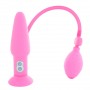 Pene anal hinchable con vibracion SEVEN CREATIONS Rosa