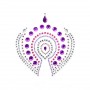 Joyería adhesiva violeta rosa FLAMBOYANT 