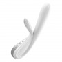  Vibrador conejito OVO K5 Blanco/Cromado