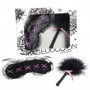 Kit caricias plumero y mascara SECRET PLAY Negro